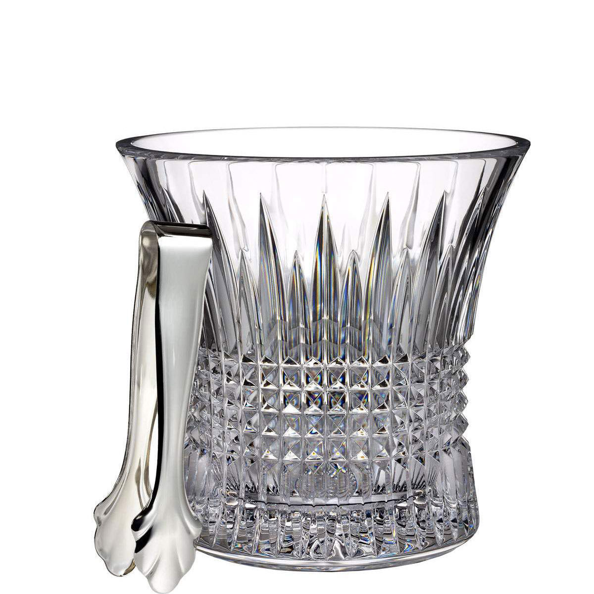 Lismore Diamond Ice Bucket With Tongs
