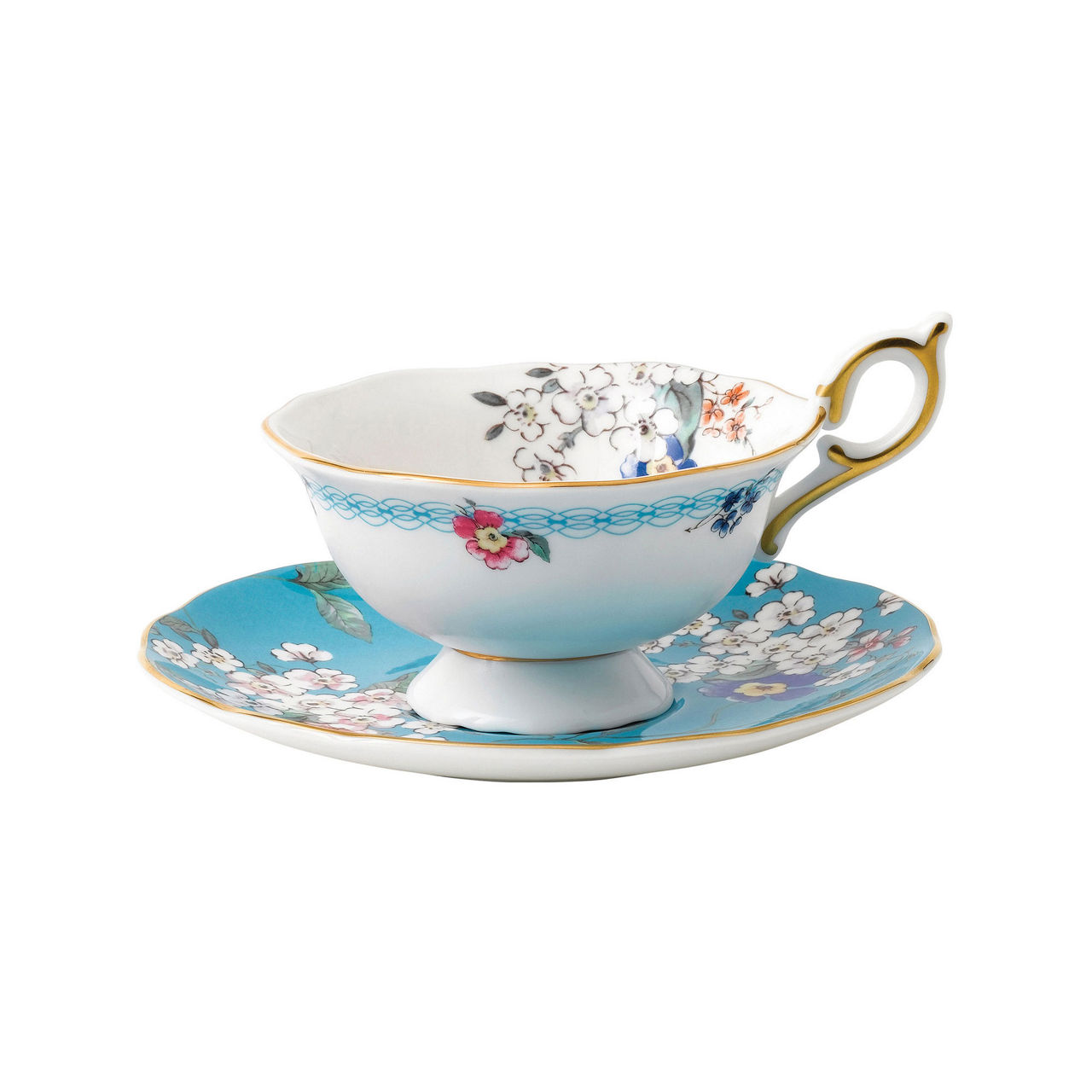 Wonderlust Apple Blossom Teacup and Saucer Wonderlust Apple Blossom Teacup and Saucer