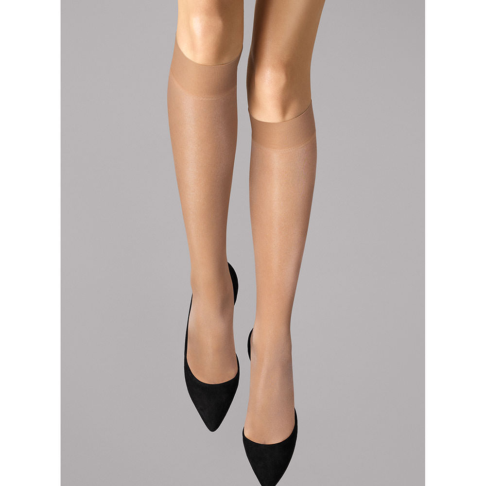 Satin Touch Knee Highs Gobi Satin Touch Knee Highs Gobi