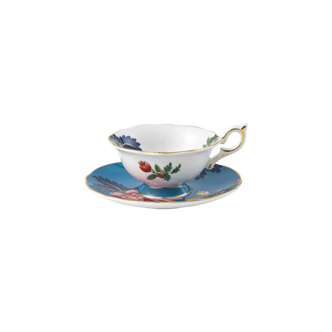 Wonderlust Sapphire Garden Teacup & Saucer Wonderlust Sapphire Garden Teacup & Saucer