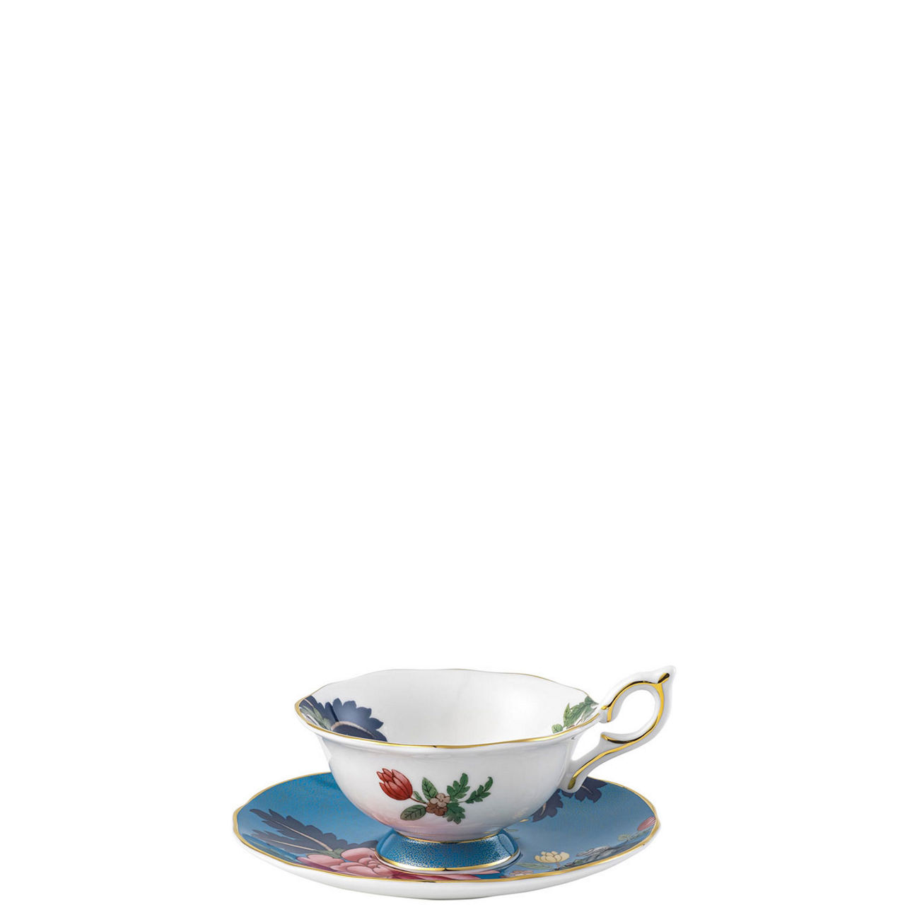 Wonderlust Sapphire Garden Teacup & Saucer