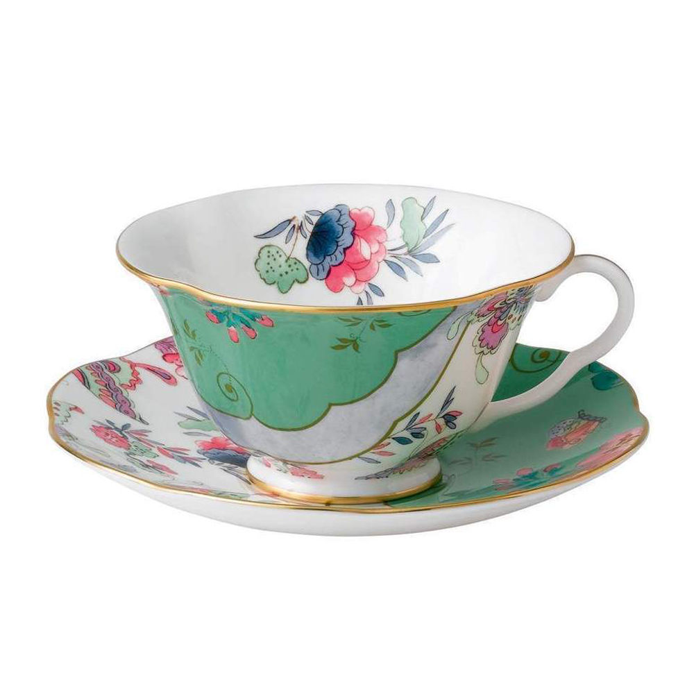 Butterfly Bloom Teacup and Saucer