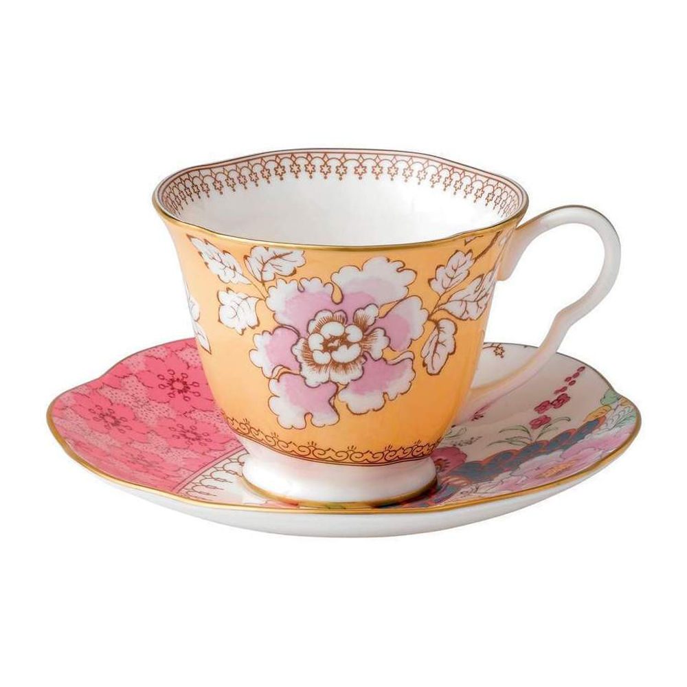 Butterfly Bloom Teacup and Saucer