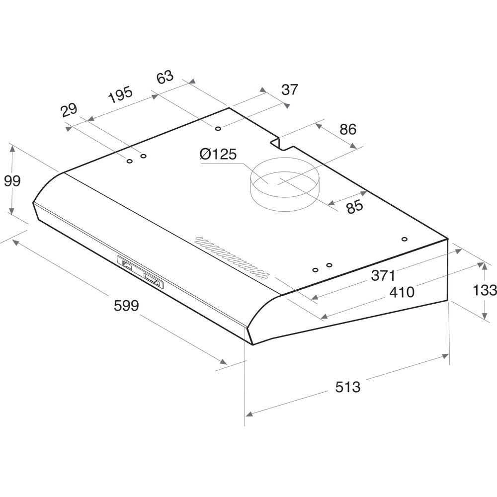 Integrated Cooker Hood