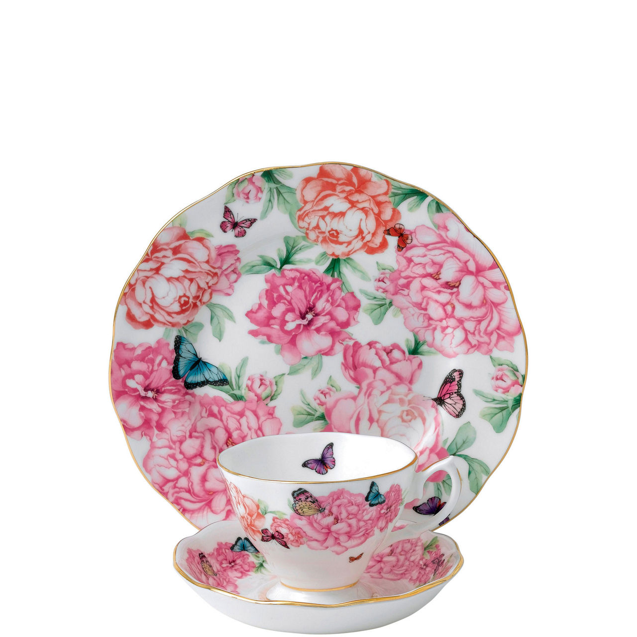 Gratitude Plate, Teacup and Saucer