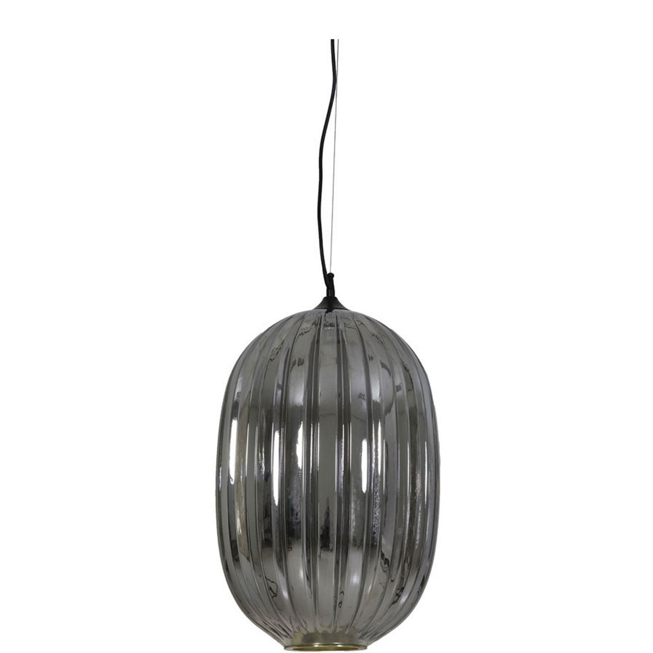 Jenny Hanging Lamp Smoked Glass 32 x 48cm