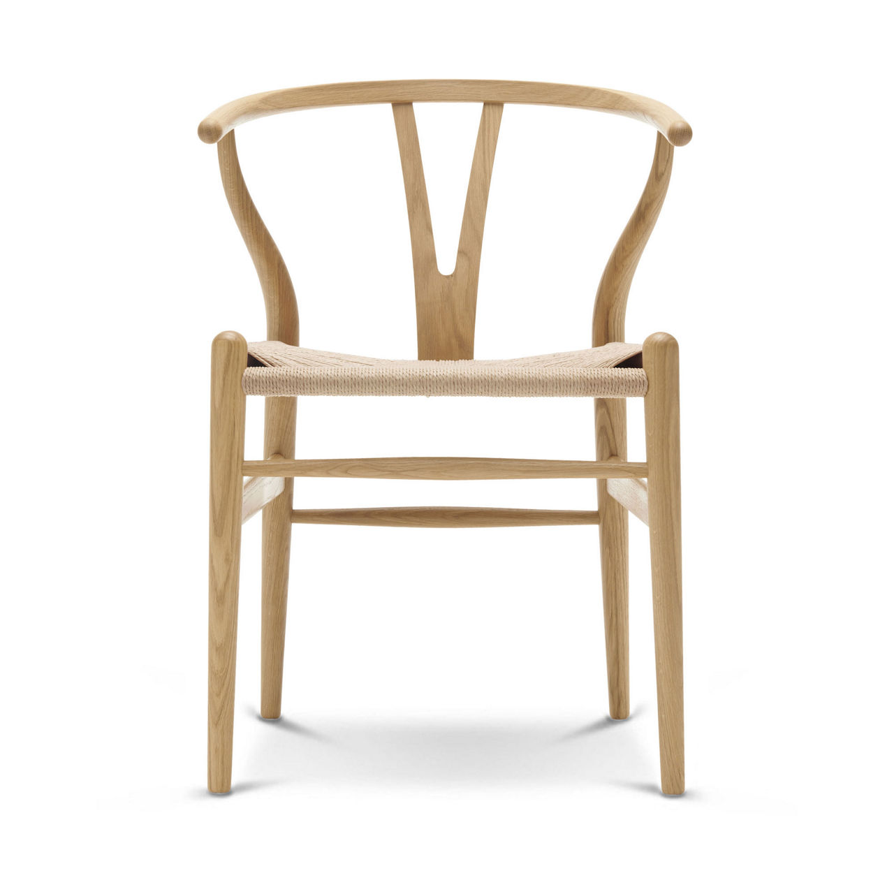 CH24 Wishbone Chair Oak Lacquer + Natural Papercord