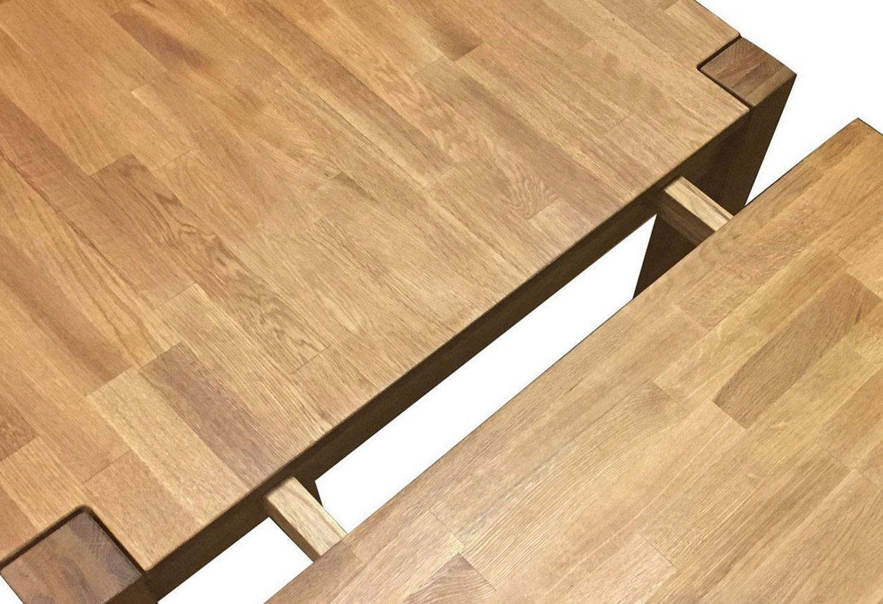 Sherwood Dining Table with Four Chairs