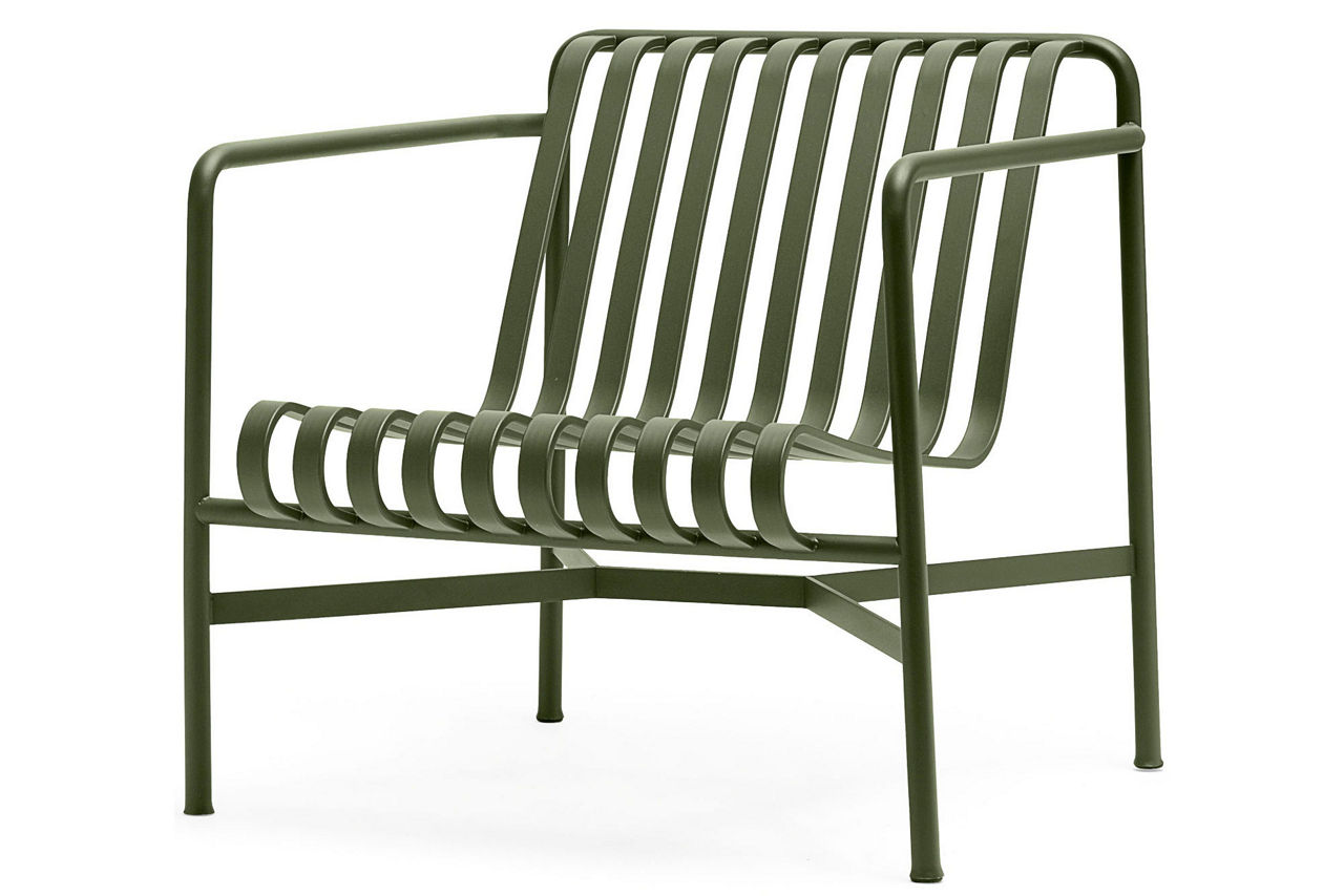 Palissade Lounge Chair Low Olive