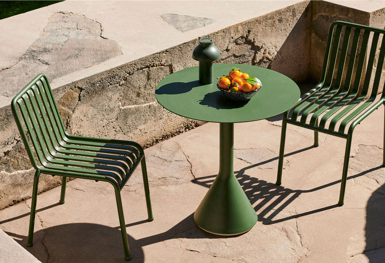 Palissade Cone Table Medium Olive