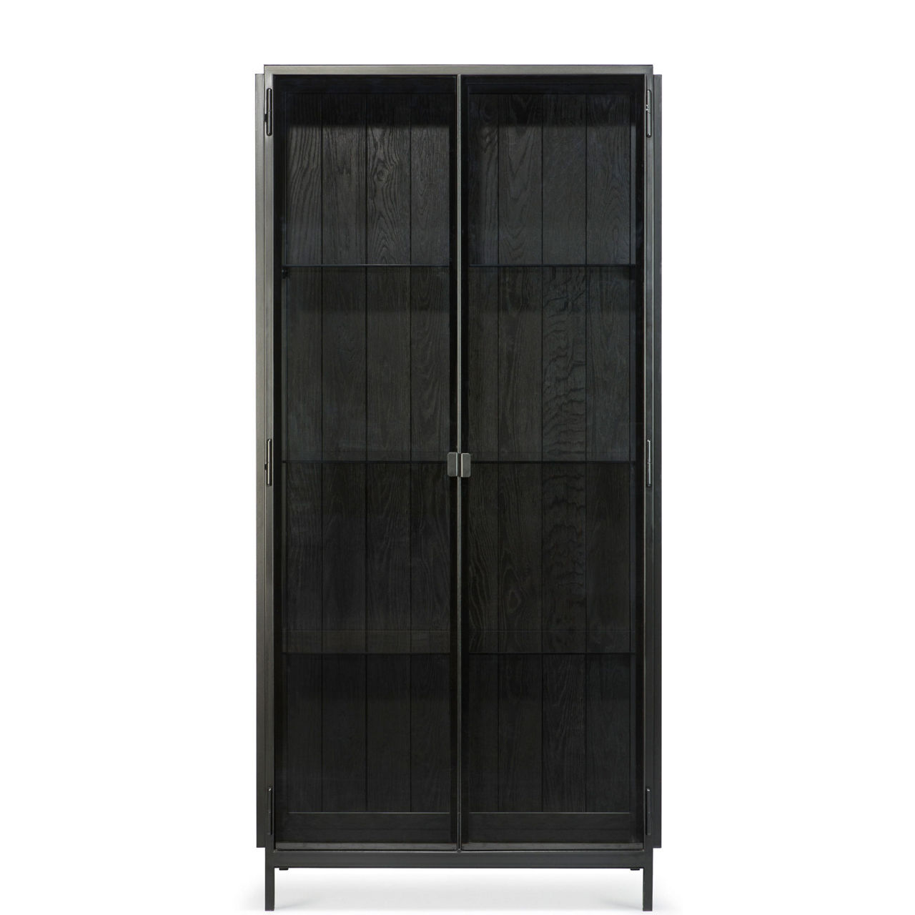 Anders black storage cupboard