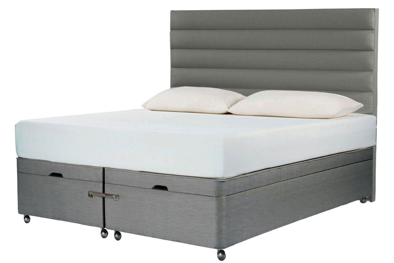 Moulton Ottoman Tweed Grey