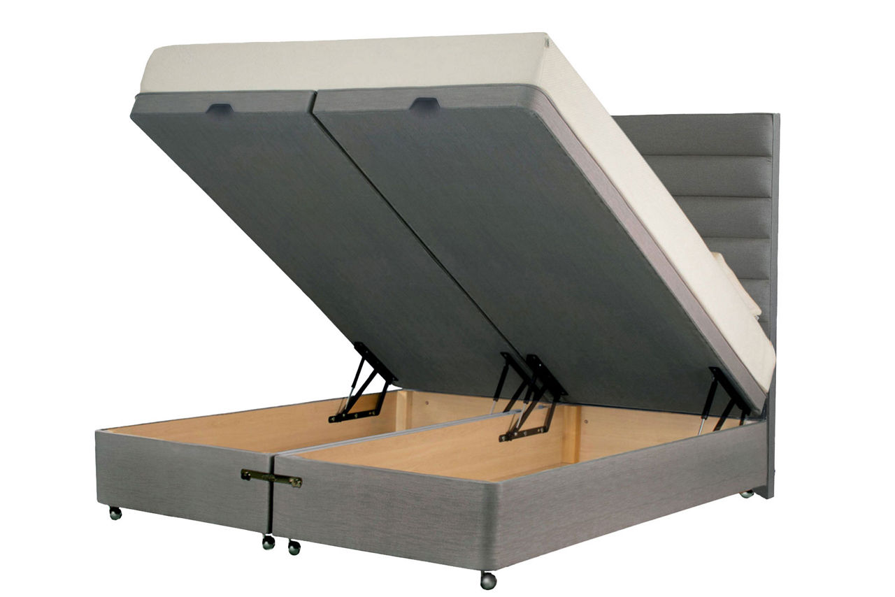 Moulton Ottoman Tweed Grey