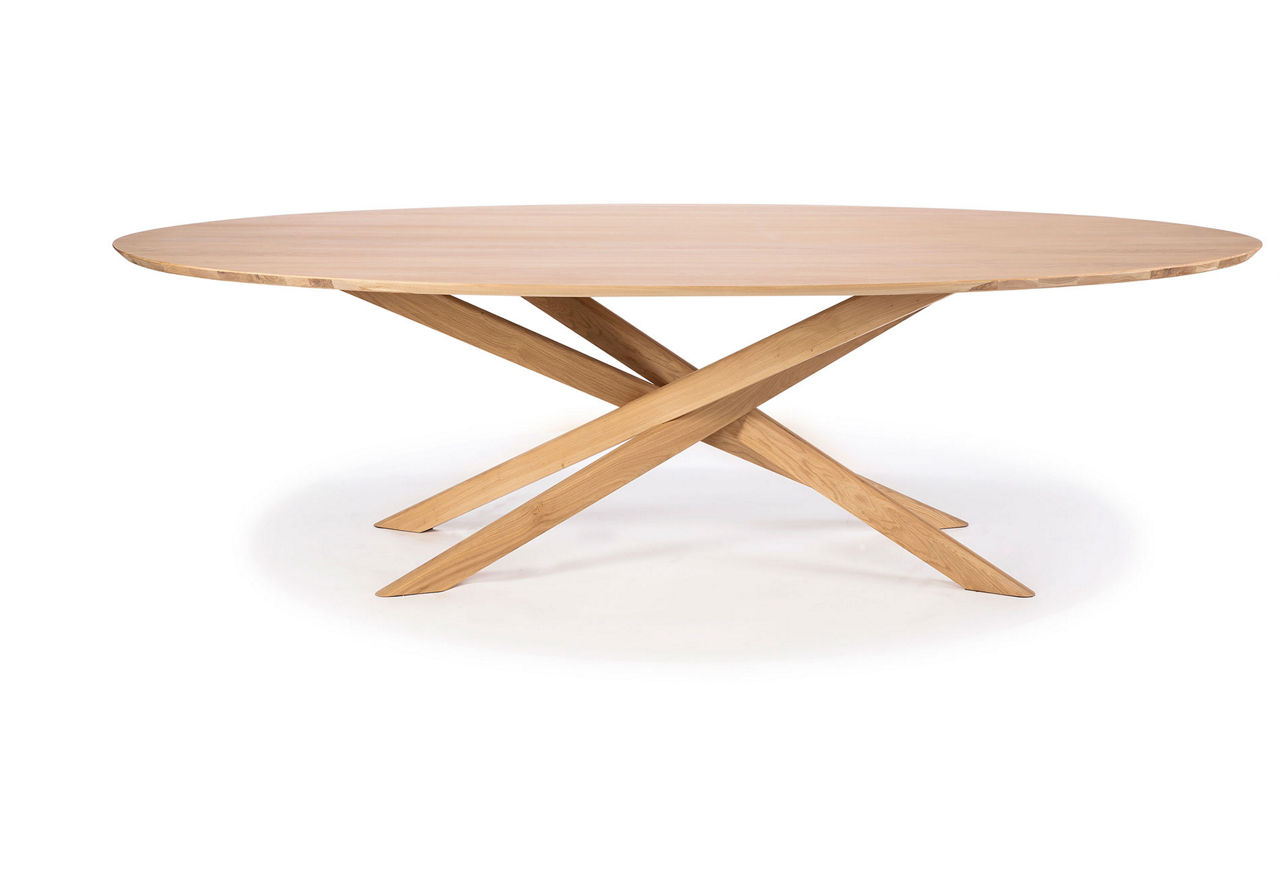 Mikado Oval Dining Table Oak