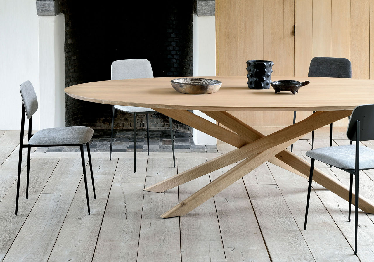 Mikado Oval Dining Table Oak