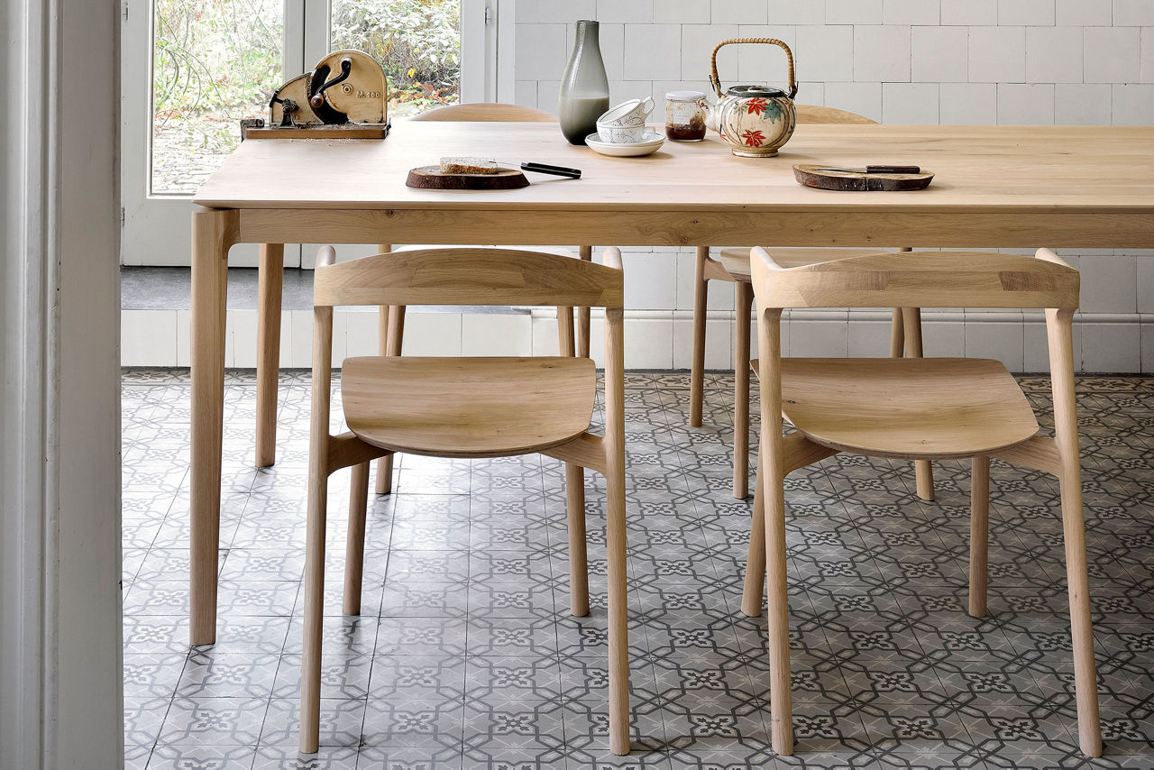 Bok Fixed Dining Table Oak