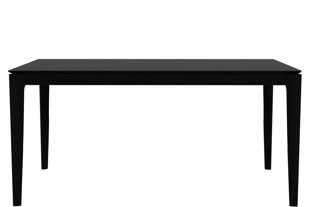 Bok Fixed Dining Table Oak Black