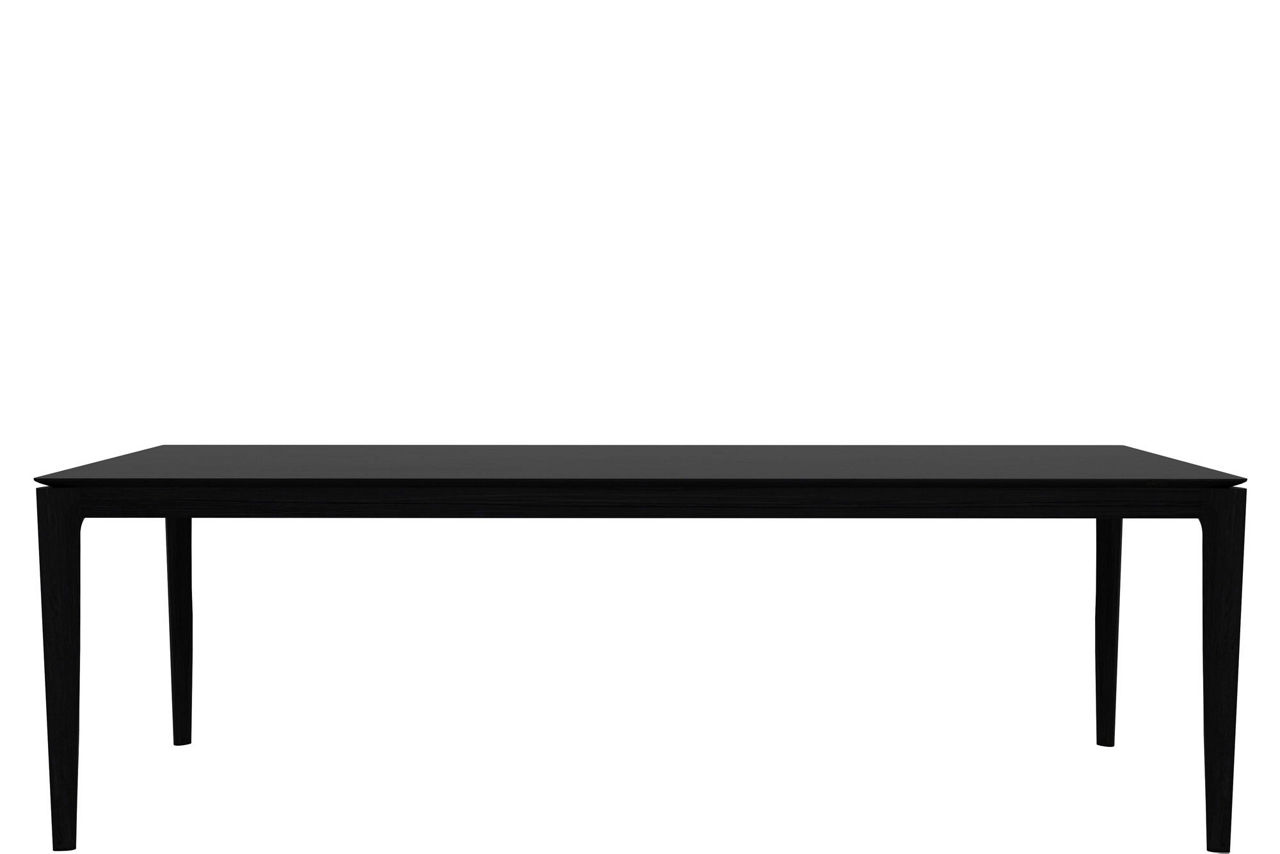 Bok Fixed Dining Table Oak Black