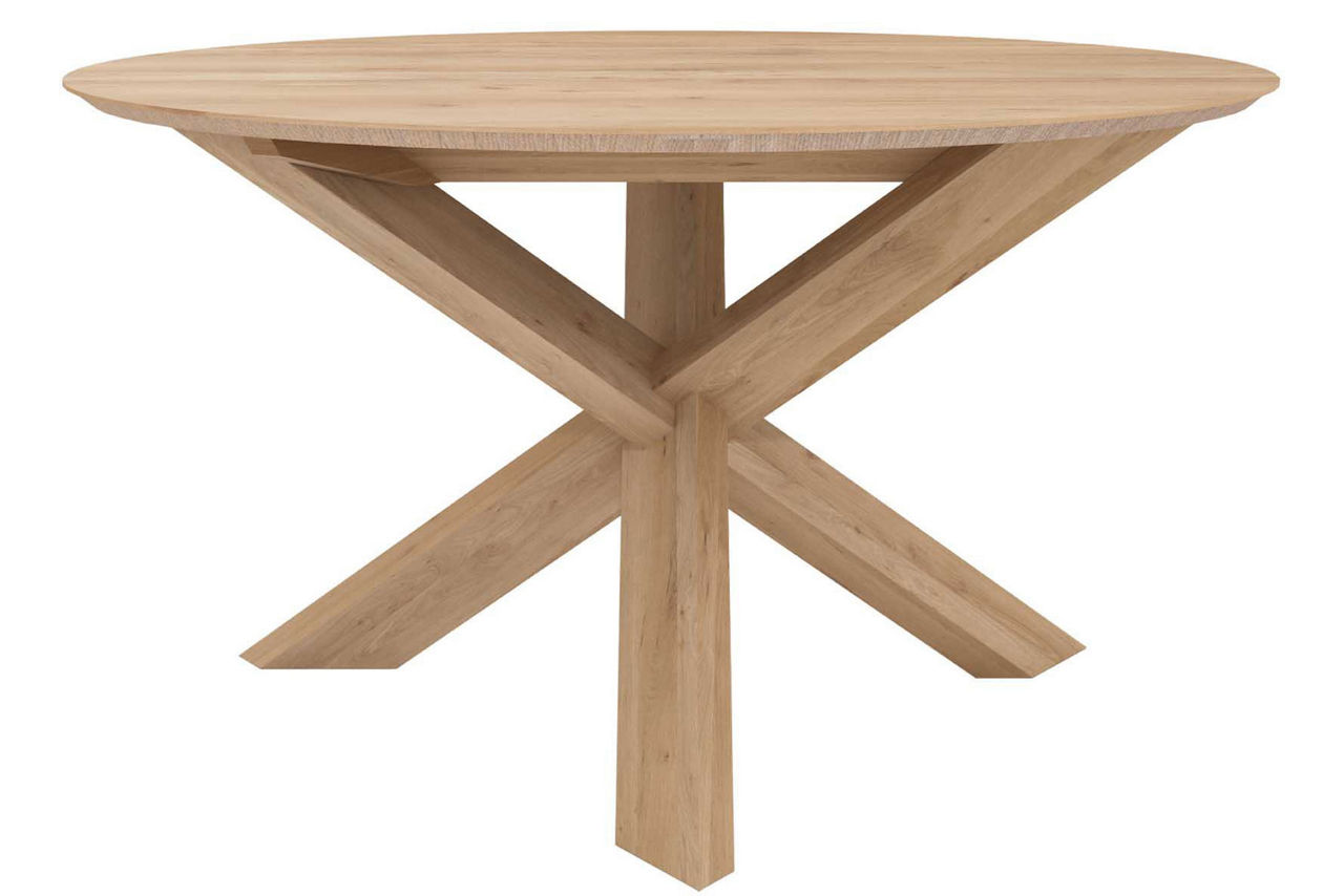 Circle Dining Table Oak