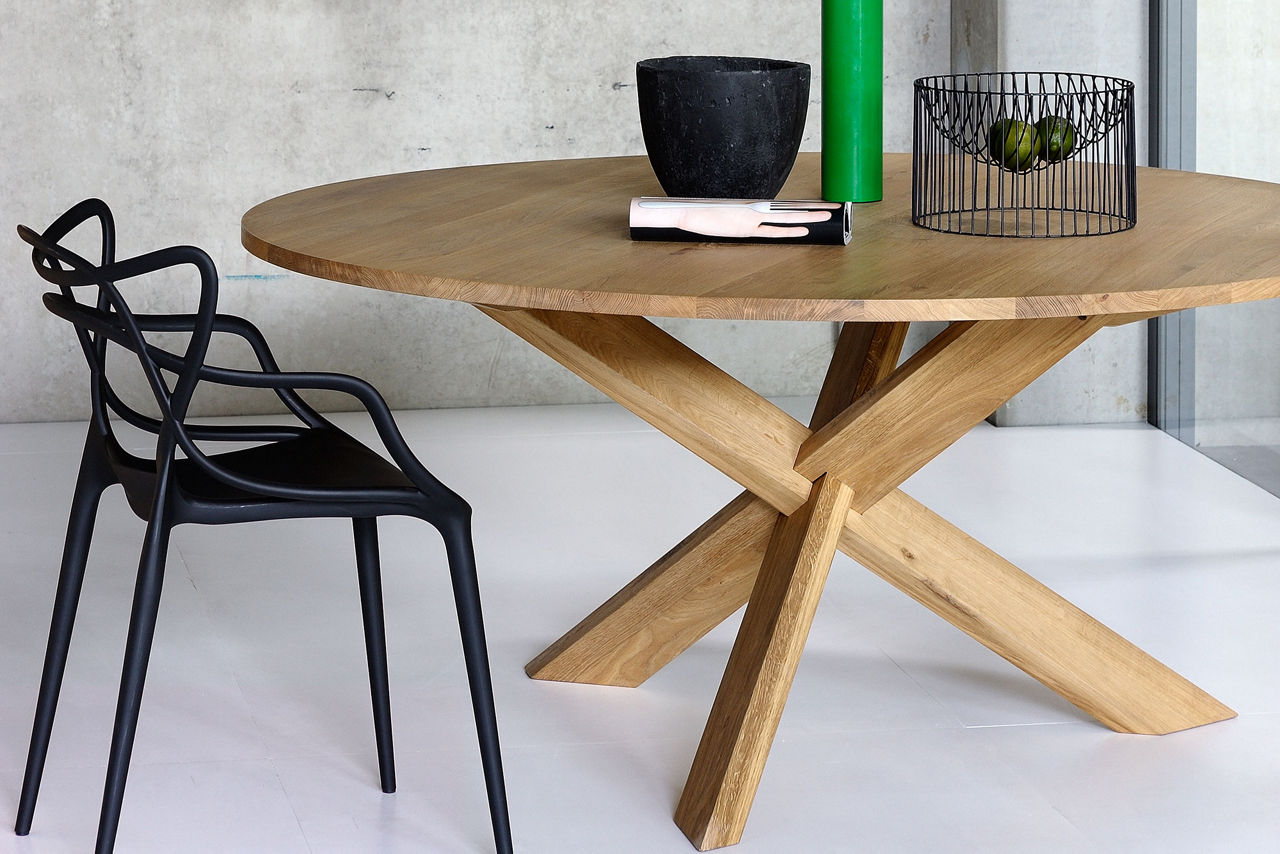 Circle Dining Table Oak