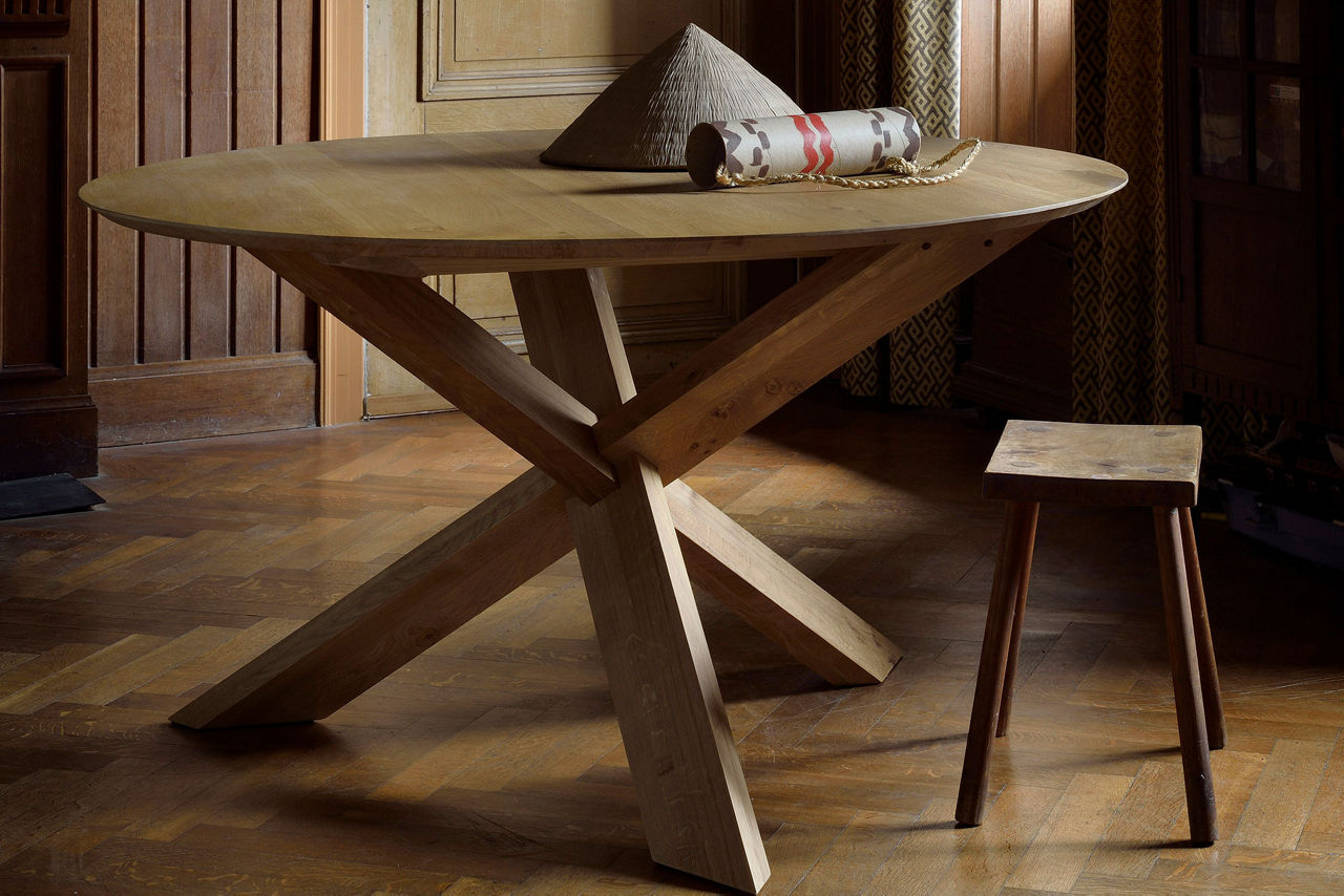 Circle Dining Table Oak
