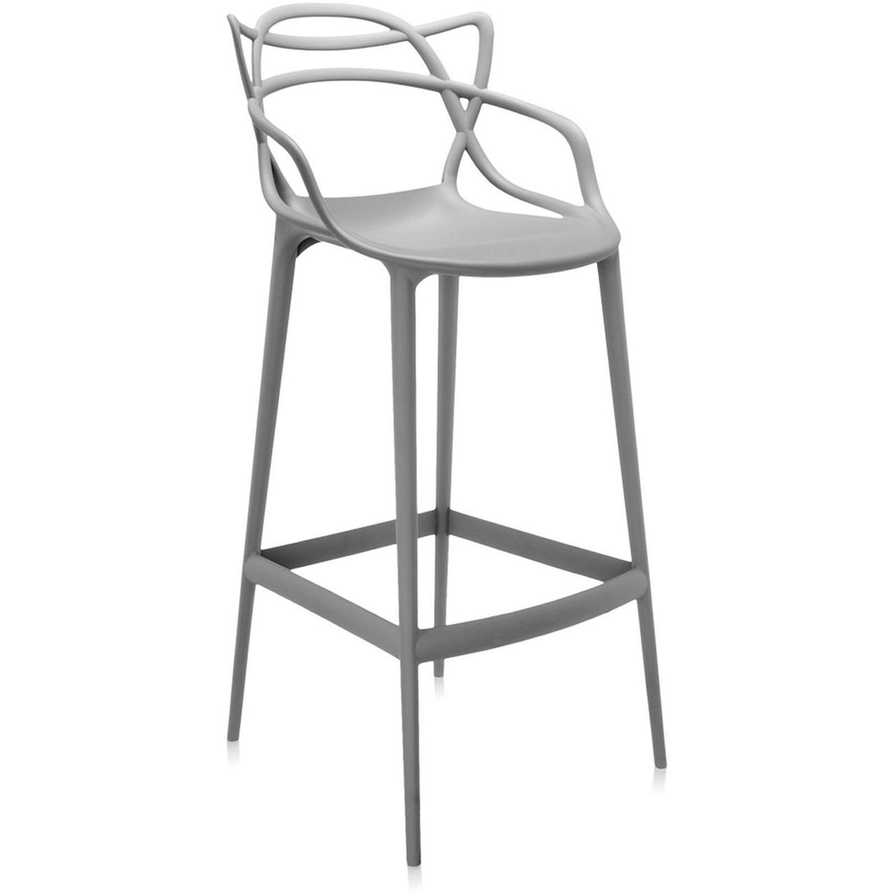 Masters Stool 65cm Grey
