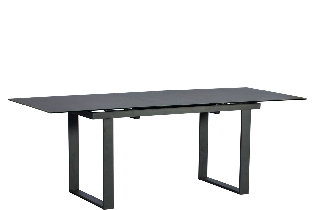 Panama 176cm-216cm Extending Dining Table Dark Grey