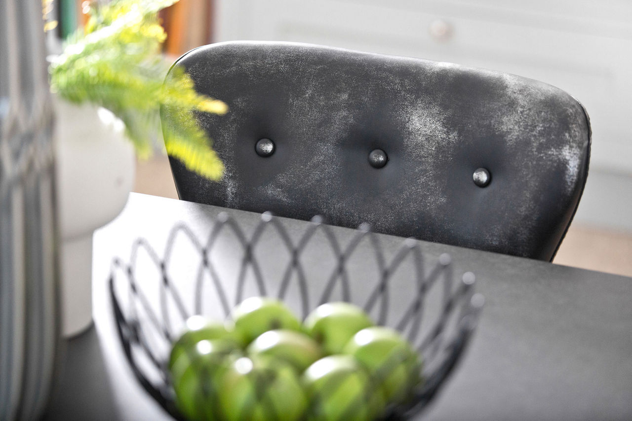 Panama 176cm-216cm Extending Dining Table Dark Grey