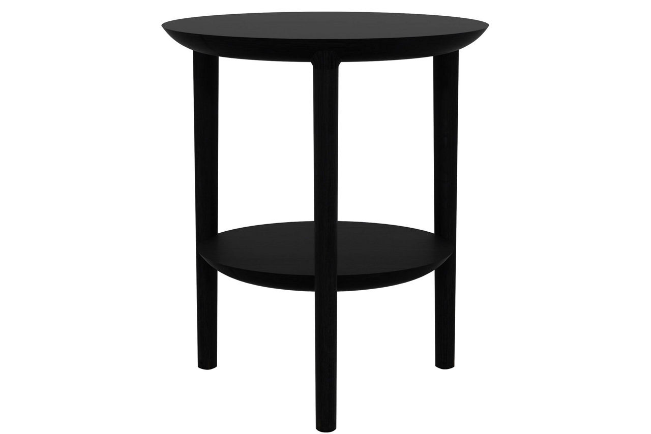 Bok Side Table Black Oak