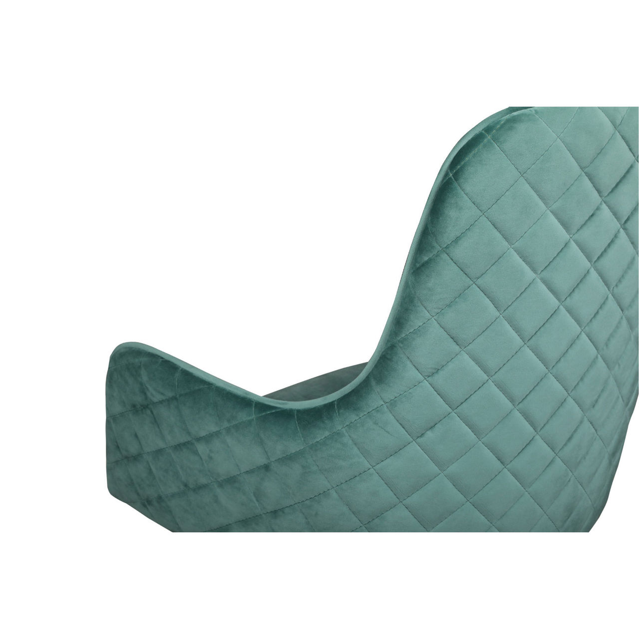 Utah Upholstered Chair Duck Egg + Gold Legs