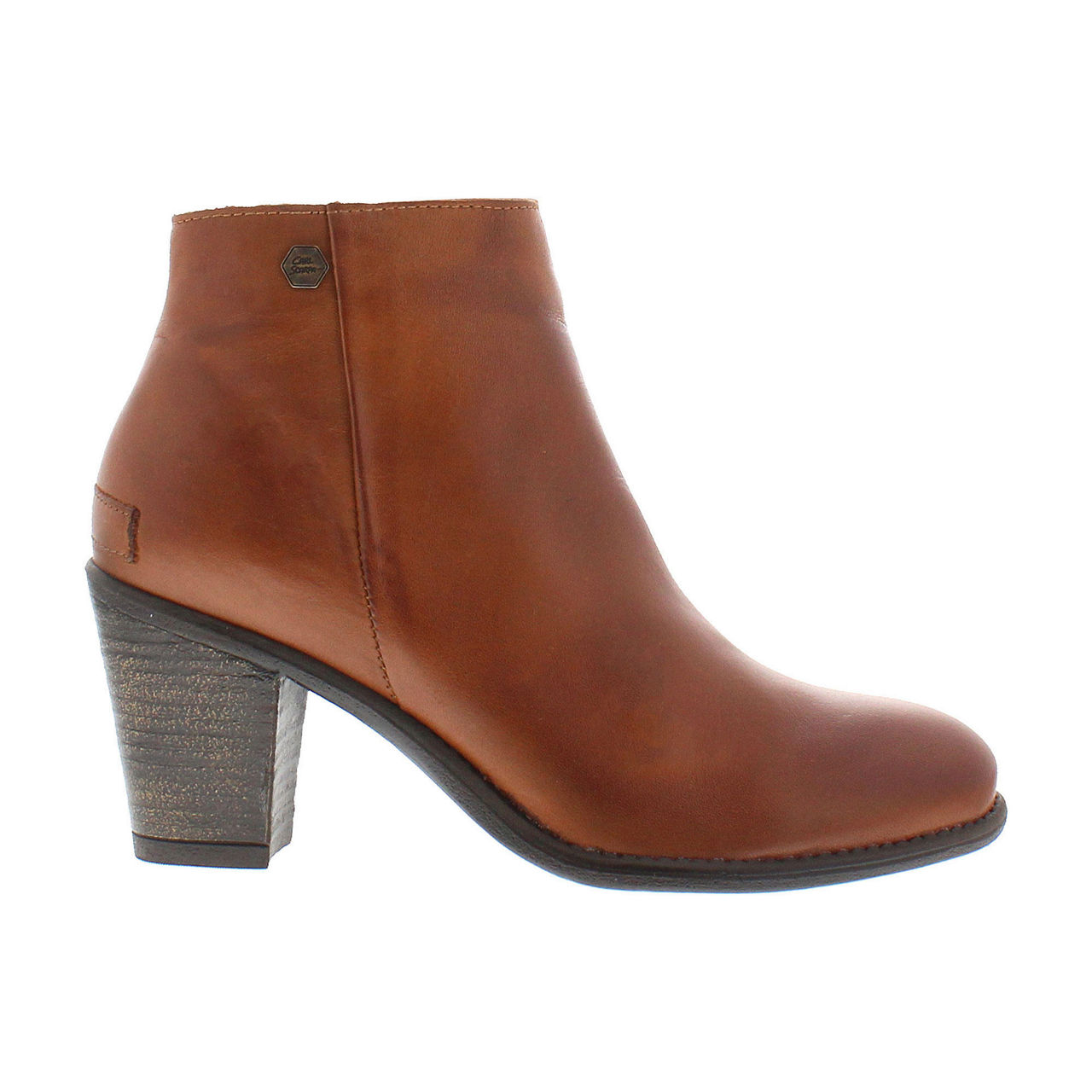 Indiana Mid Block Heel Ankle Boot