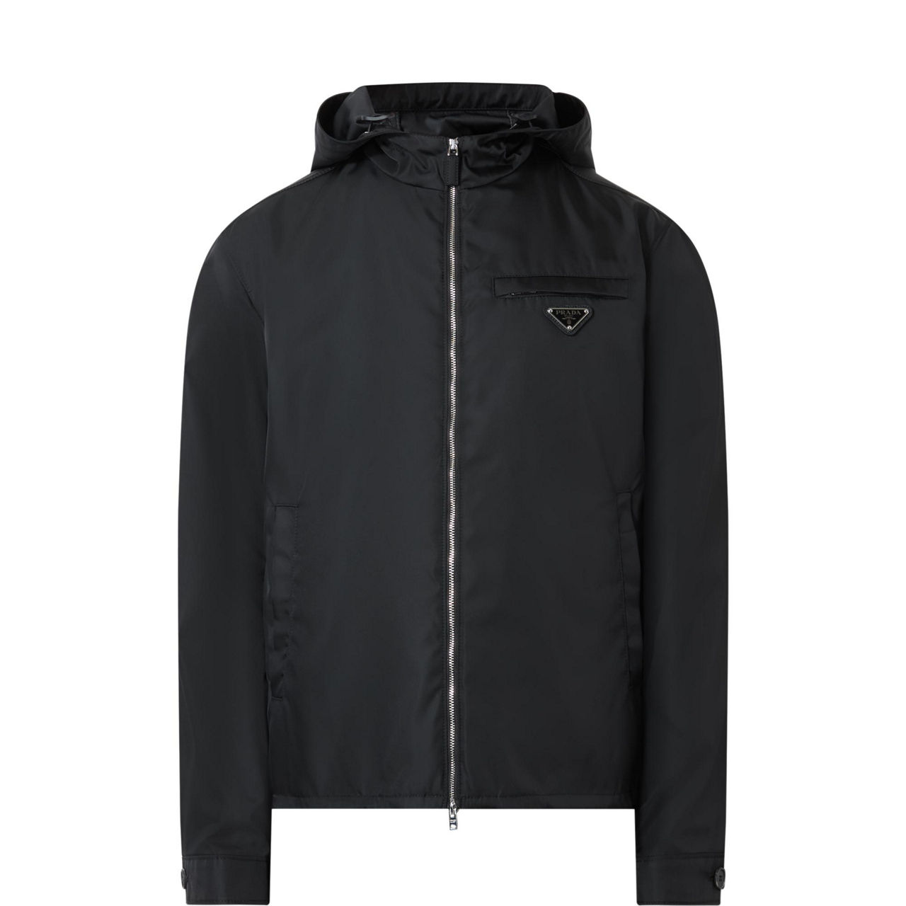 Logo Hooded Nylon Jacket