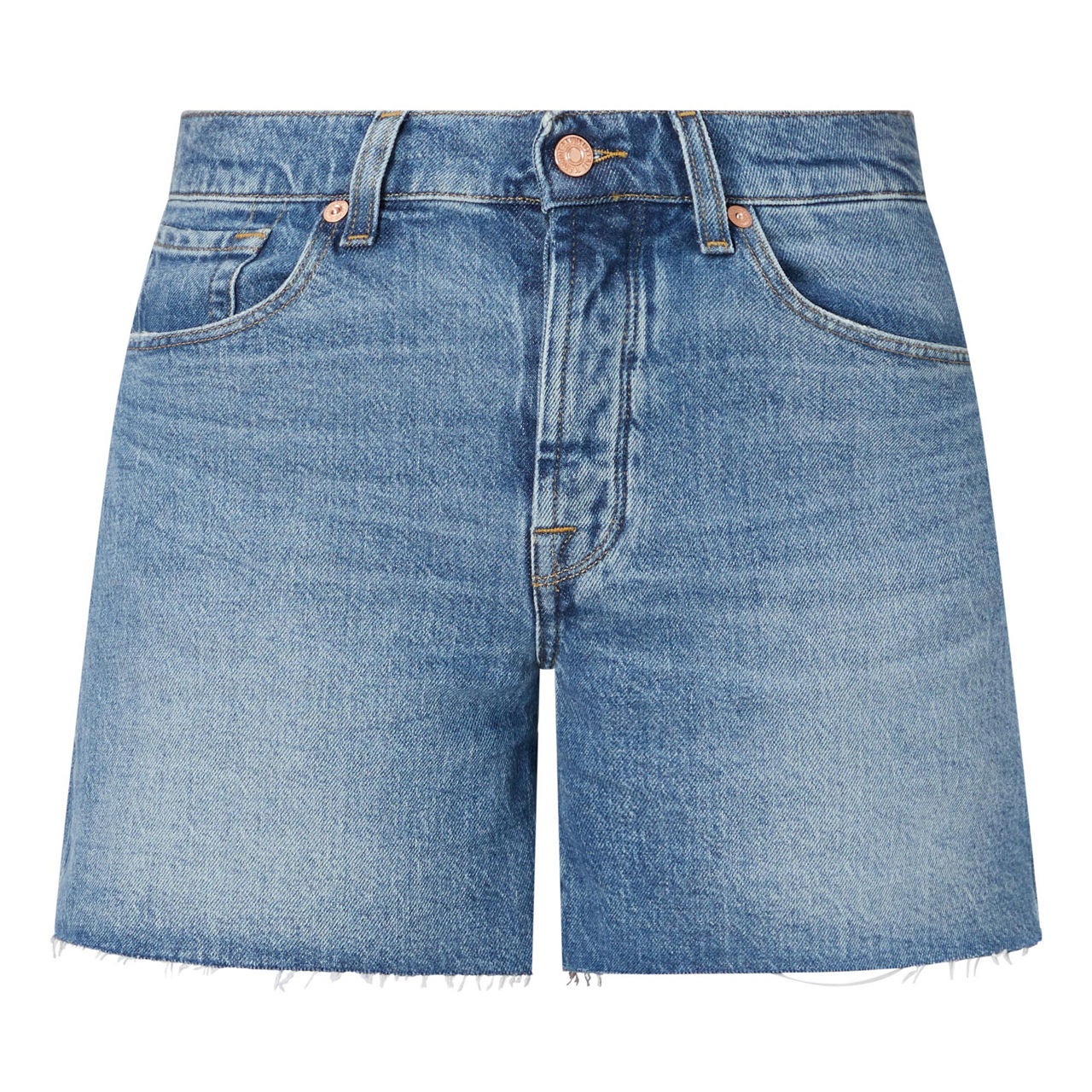 Billie High Rise Distressed Denim Shorts preview