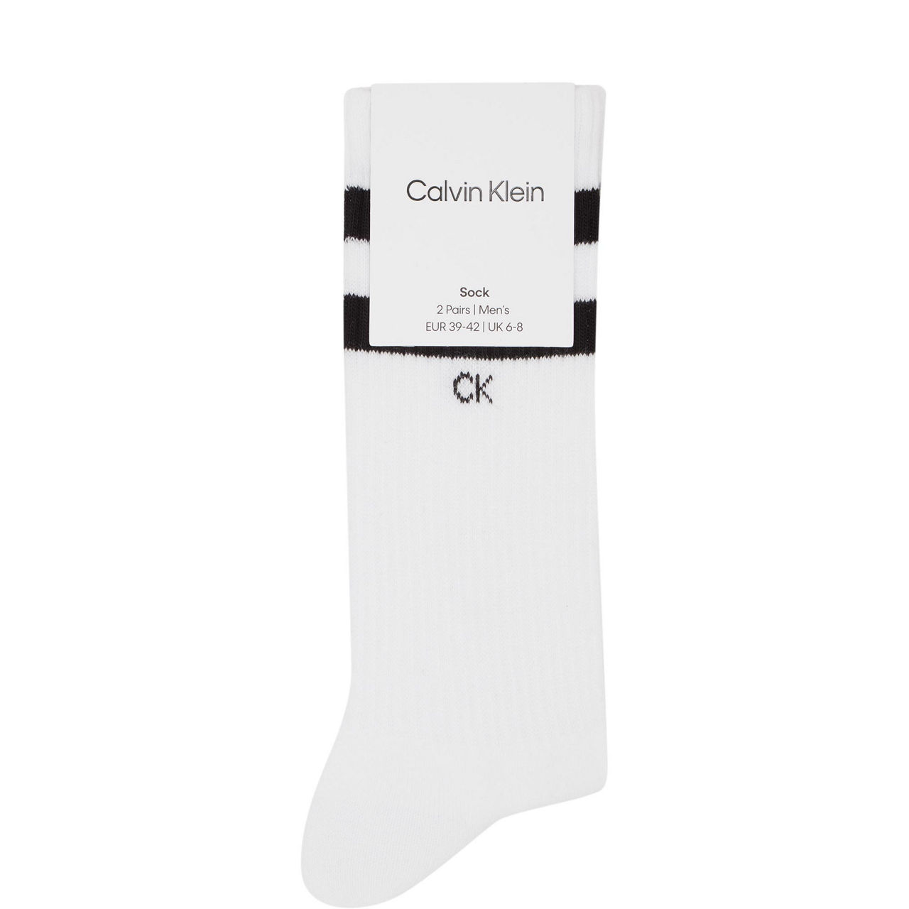 Two-Pack Striped Crew Socks