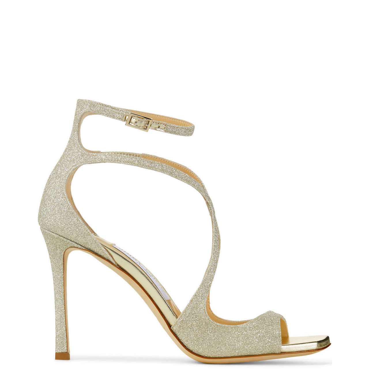 Azia 95 Glitter Strappy Heeled Sandals