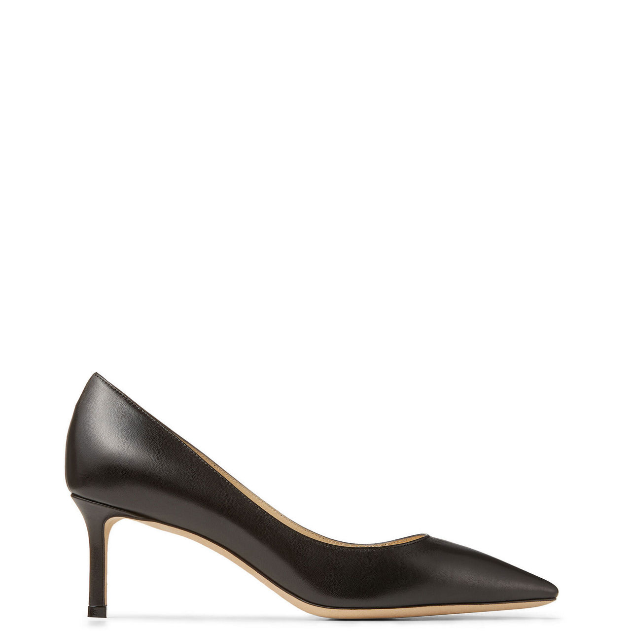 Romy 60 Kid Leather Pointed Pumps