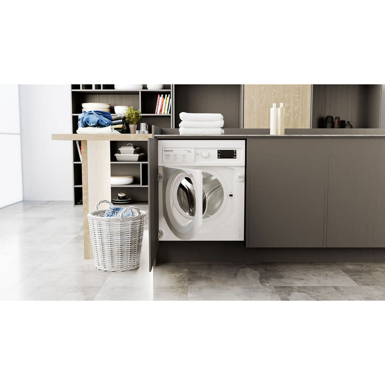 Integrated 9 kg Washer Dryer