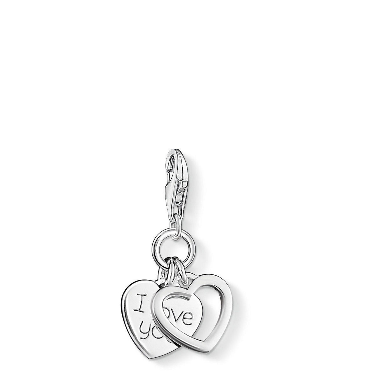Charm Pendant I Love You Hearts