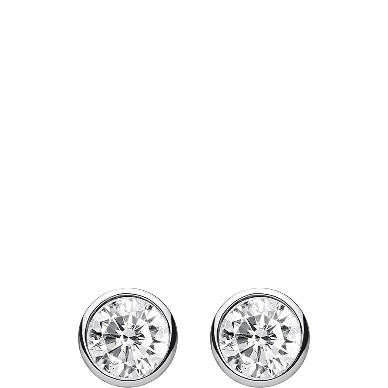 Round Stud Earrings