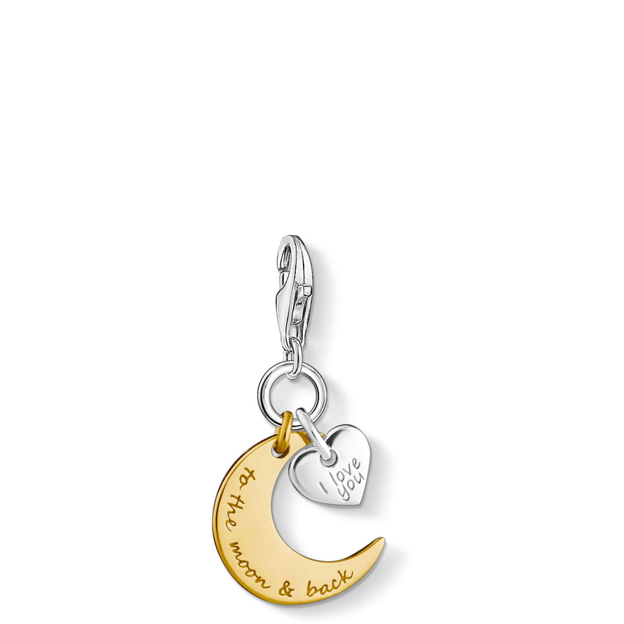 Charm Pendant I Love You To The Moon
