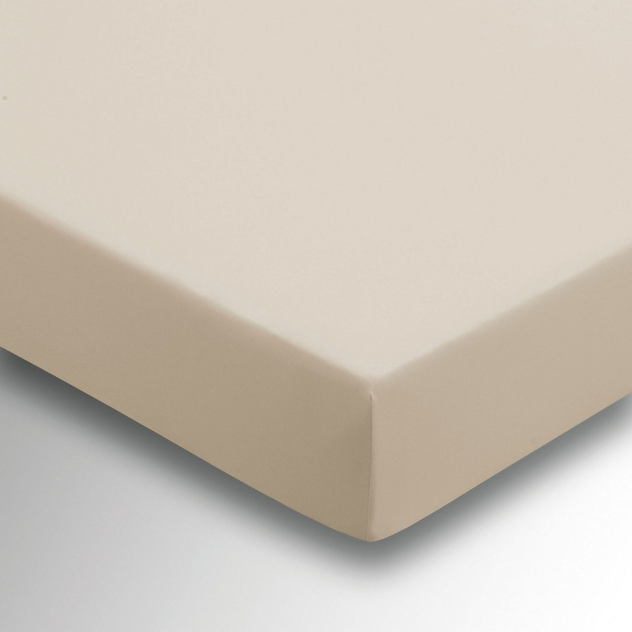 180 Thread Count Percale Extra Deep Fitted Sheet Stone 180 Thread Count Percale Extra Deep Fitted Sheet Stone