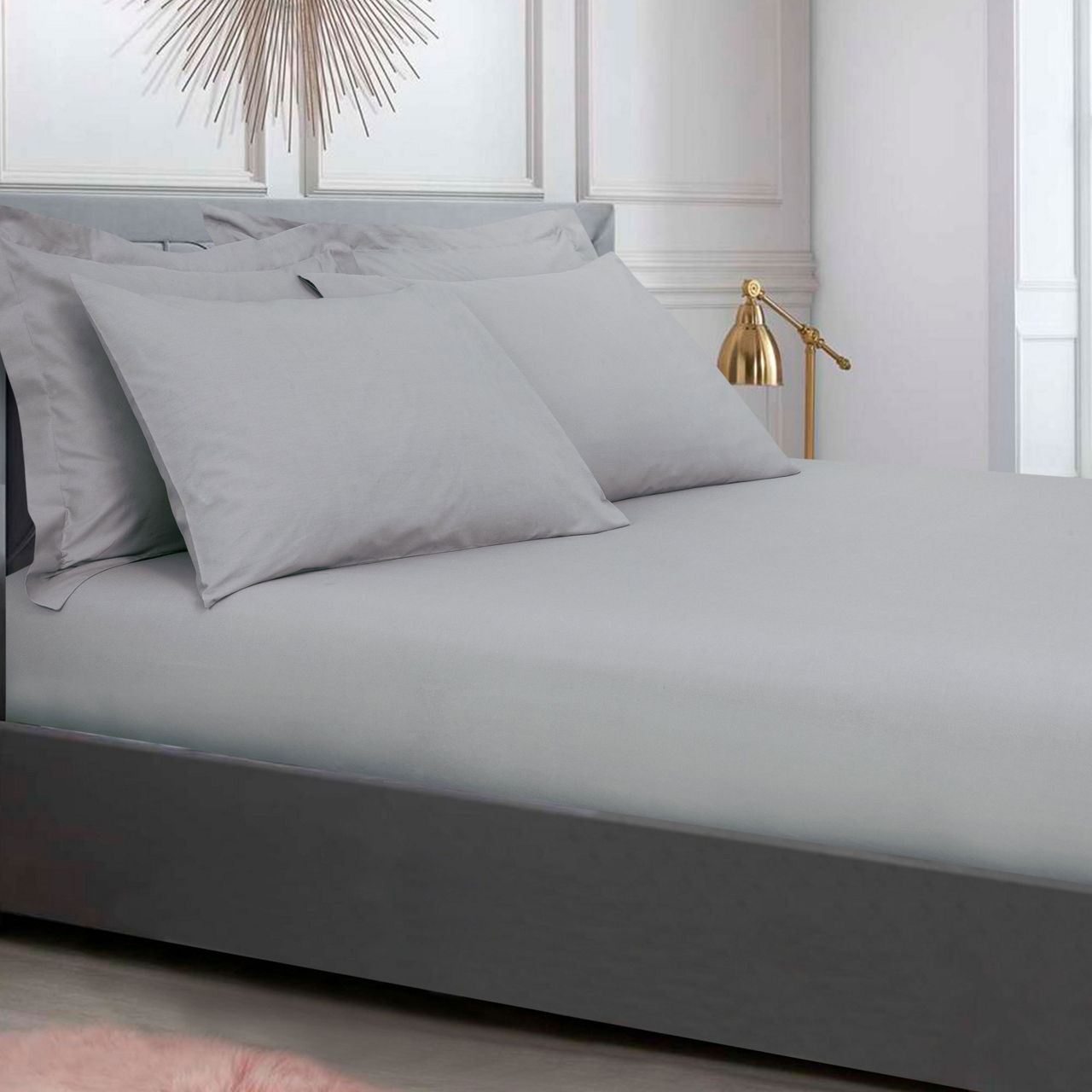 400TC Coordinated Bedding Silver