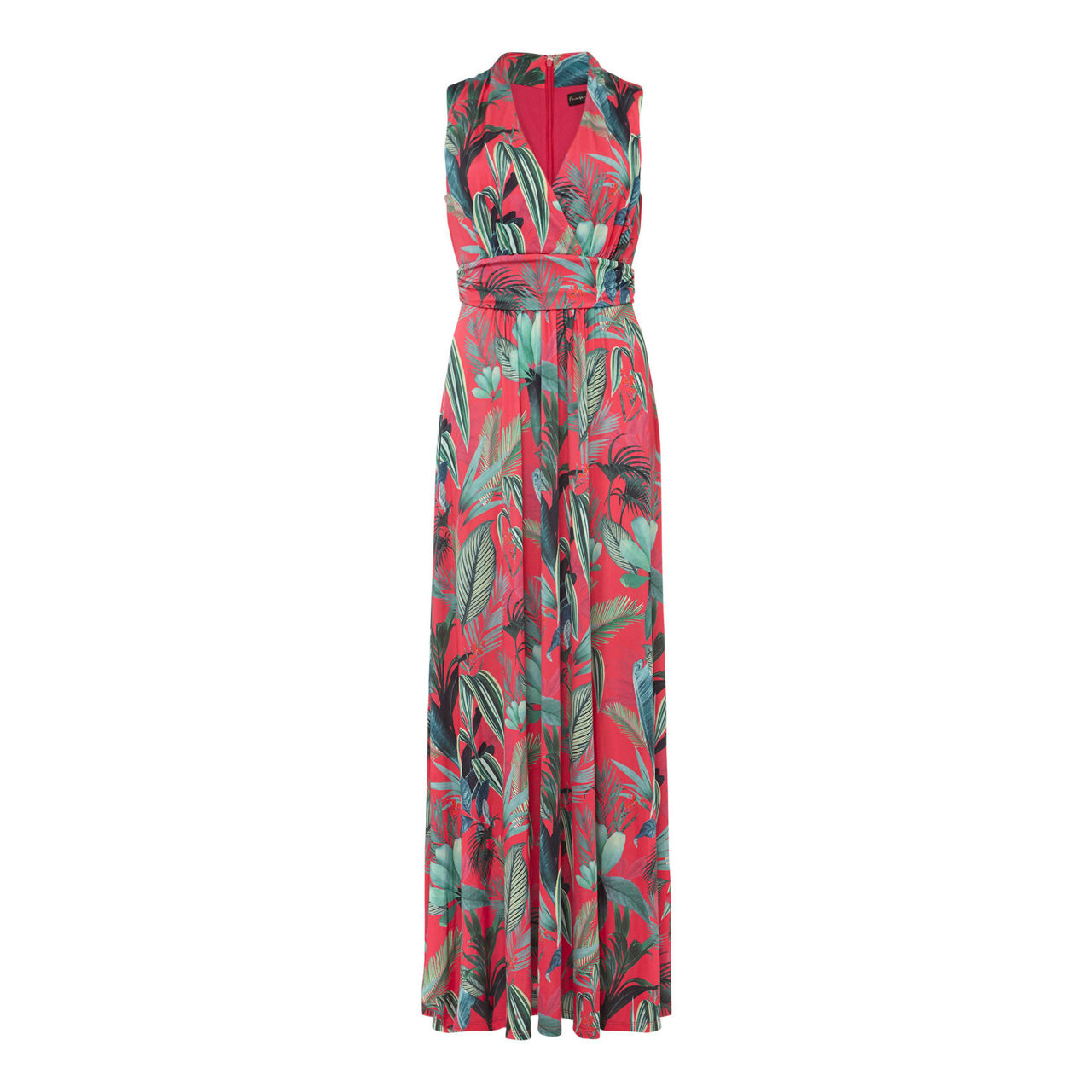 chinese dress ladies Antonia Printed Halterneck Maxi Dress
