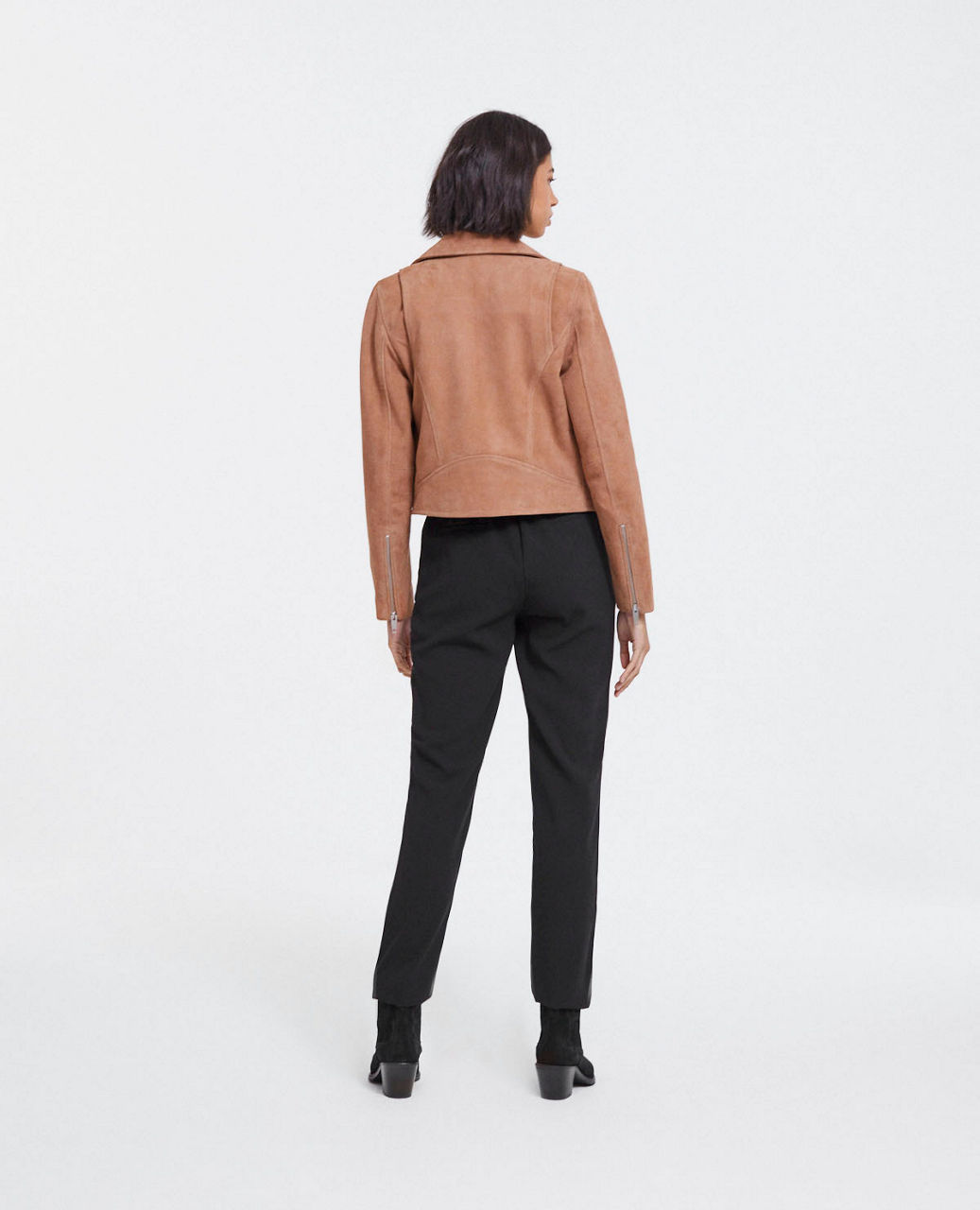 Suede Biker Jacket