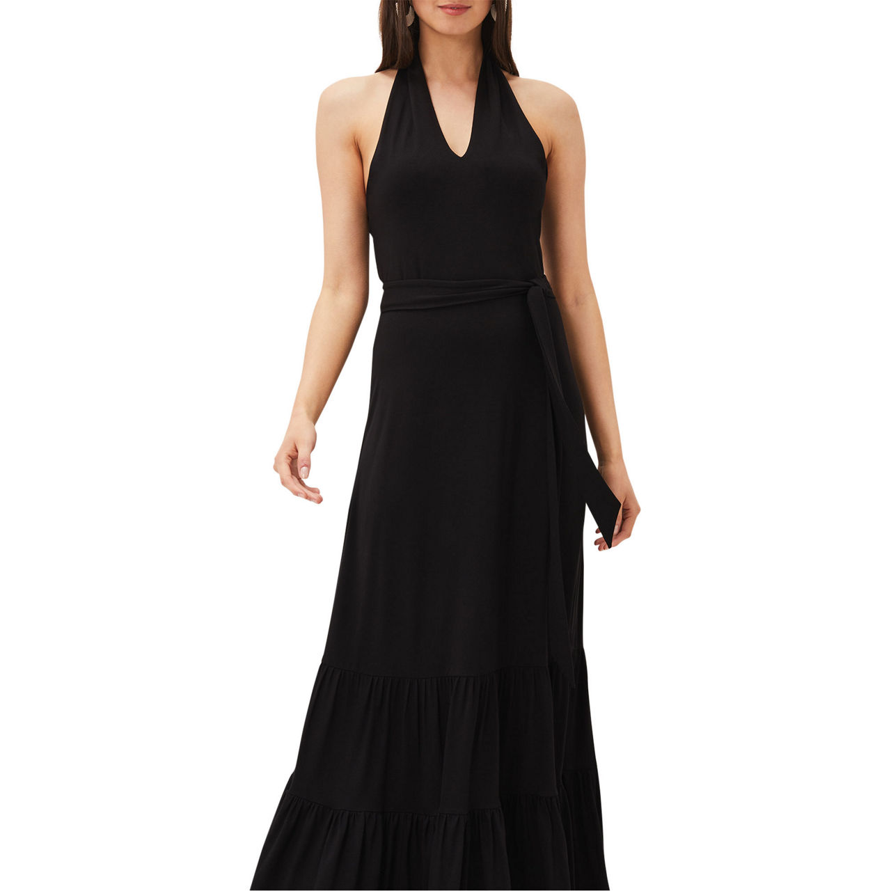 PHASE EIGHT Valeria Halter Neck Jersey Maxi Dress