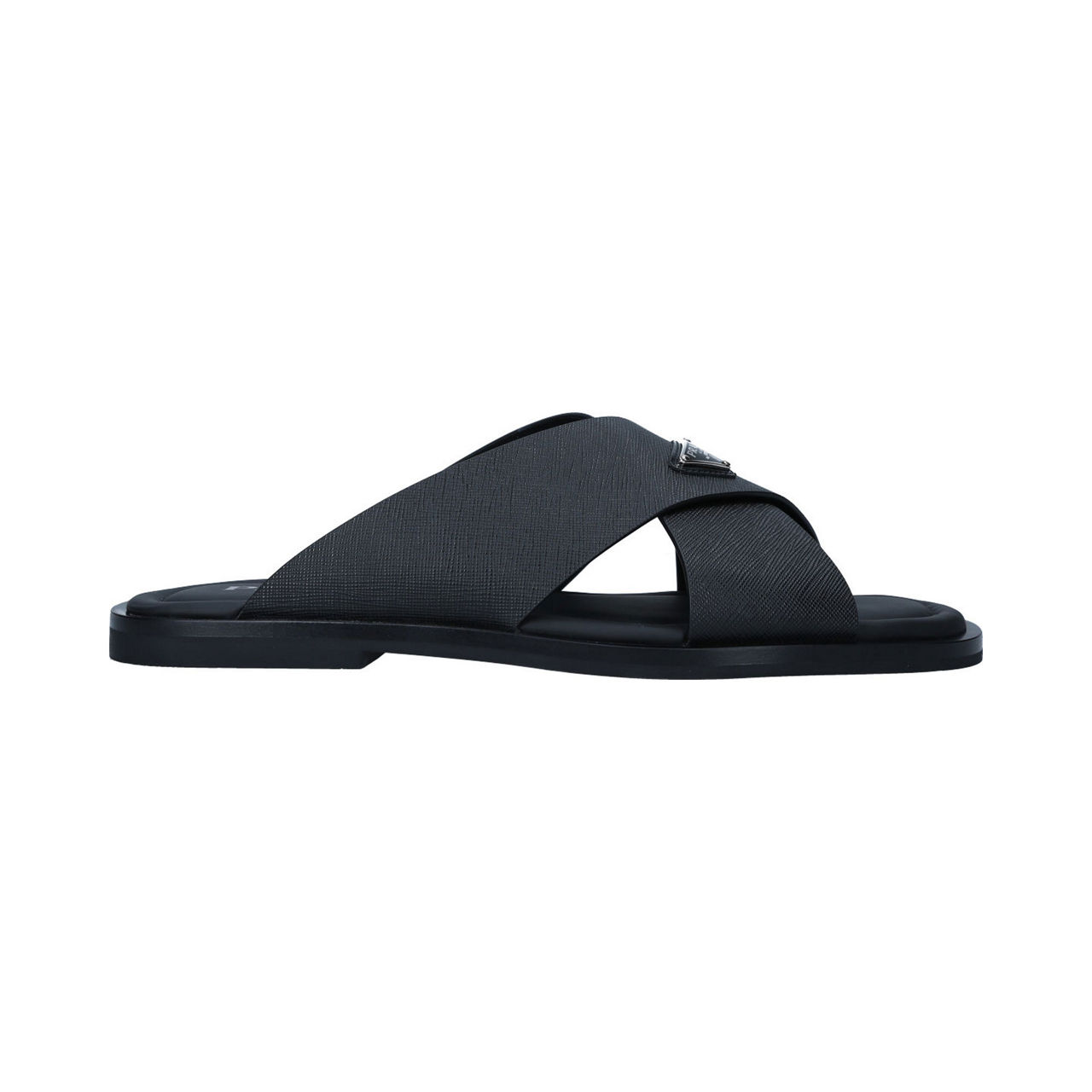 PRADA Cross Strap Sandals