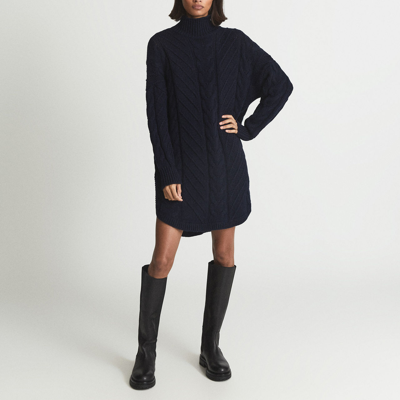Laura Cable Knit Tunic Dress Laura Cable Knit Tunic Dress