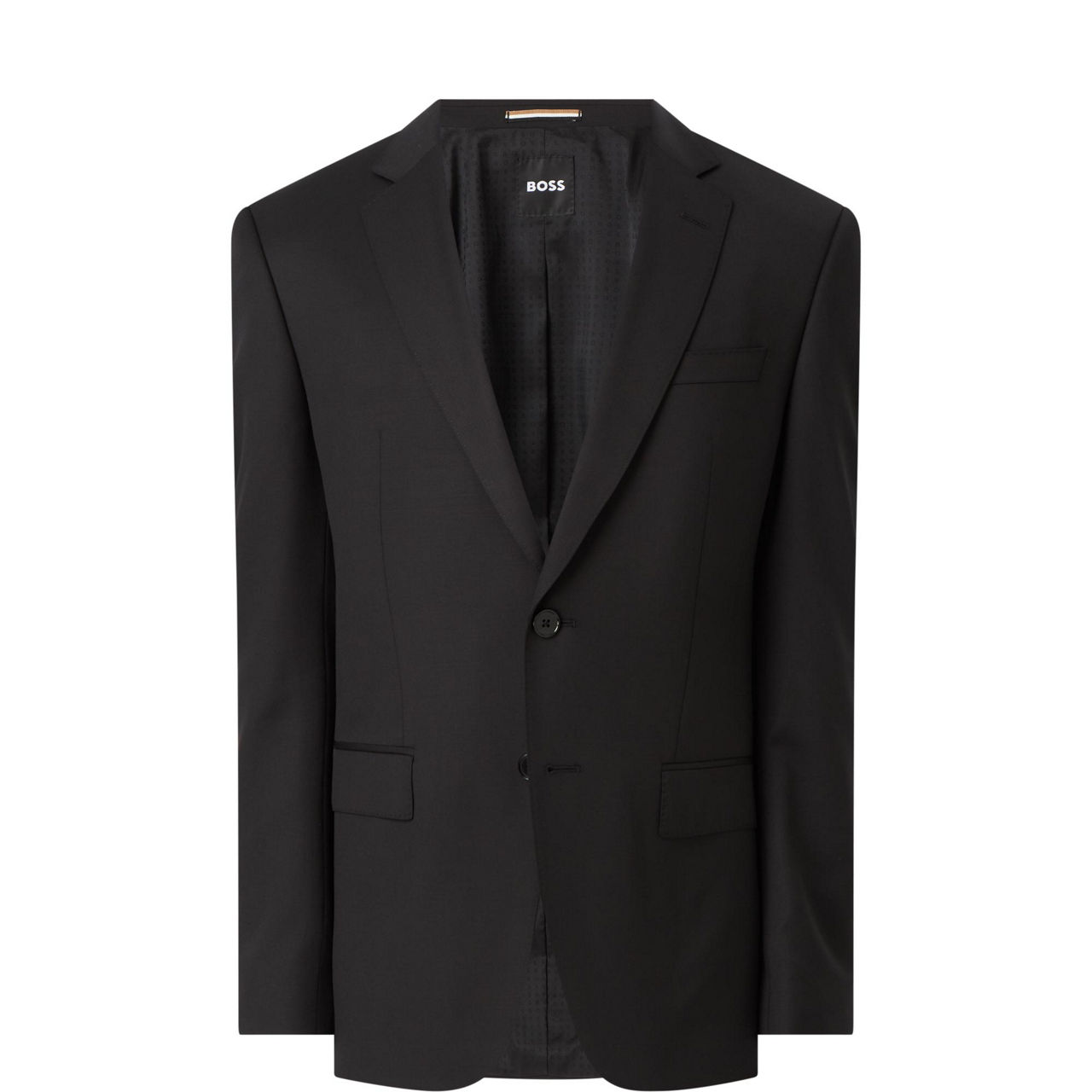 Single-Breasted Wool Jacket