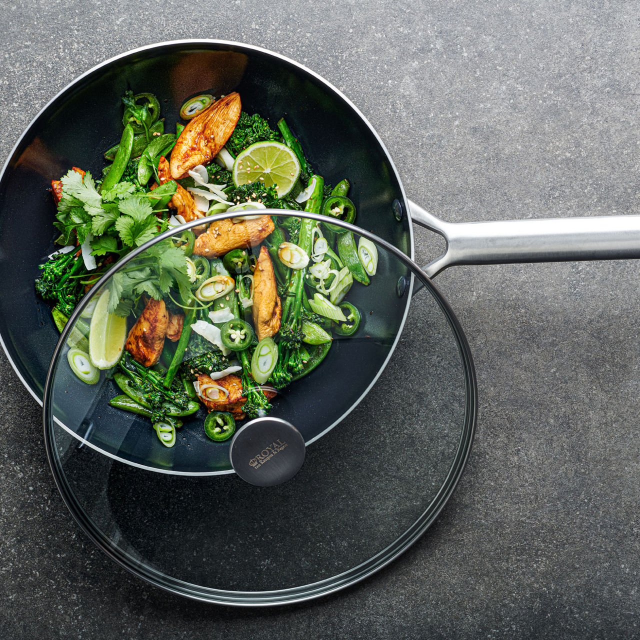 Wok With Lid 28 cm