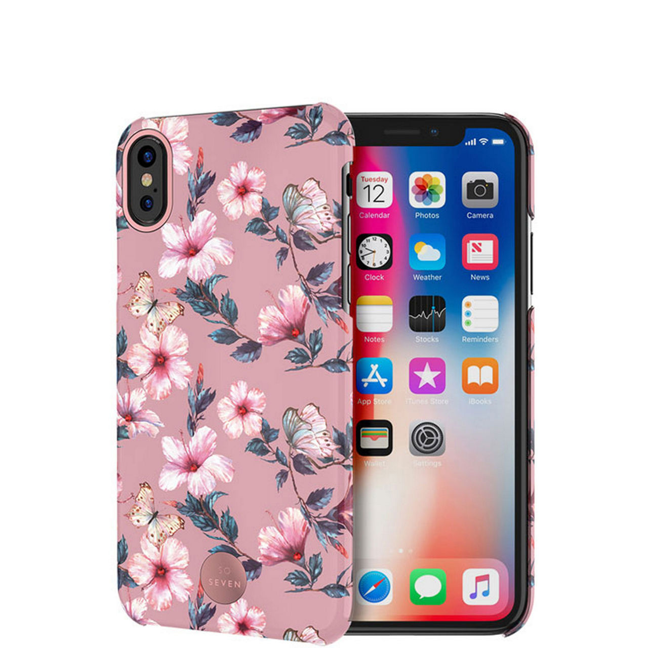 Seoul Hibiscus iPhone X-XS Cover